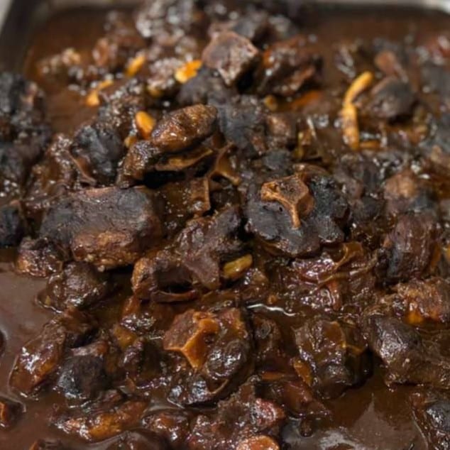 Braised Oxtails.
