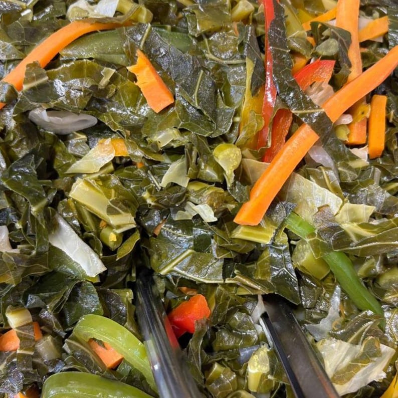 Collard Greens - Island Style.