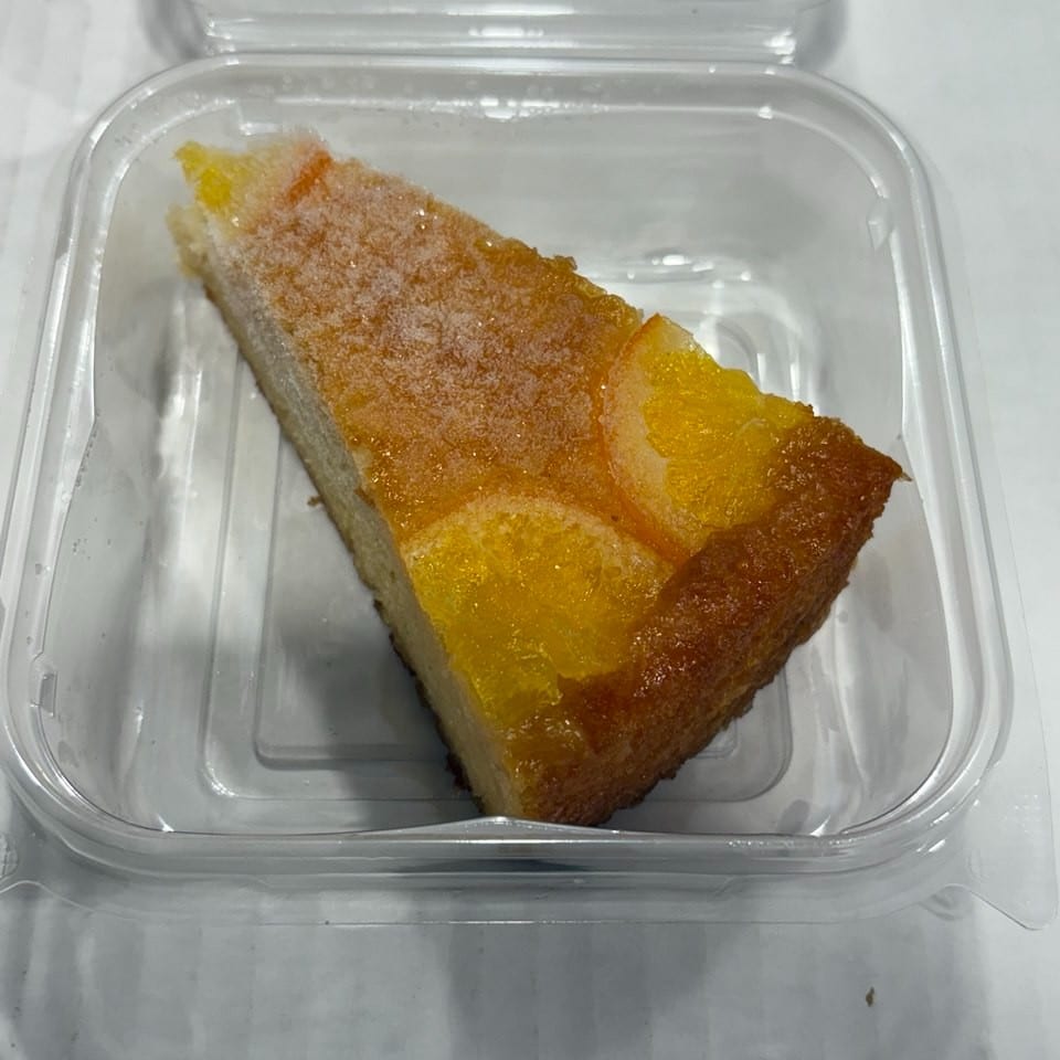 Orange Cake Slice.