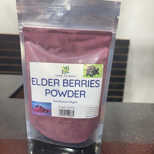 Elder Berry Powder.