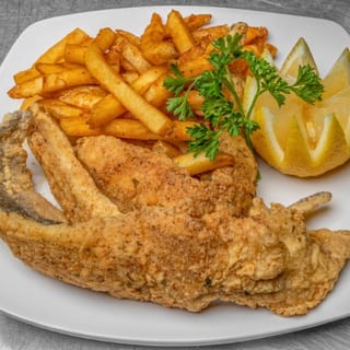Crispy and flavorful Whiting Fish Meal w/ Fries