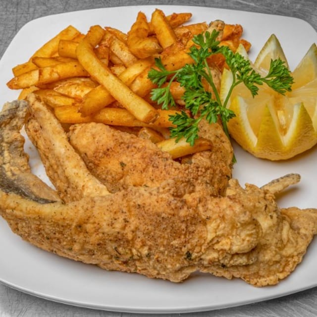 Crispy and flavorful Whiting Fish Meal w/ Fries.