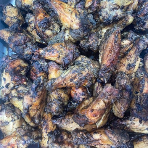 Jerk Wings (wings only).