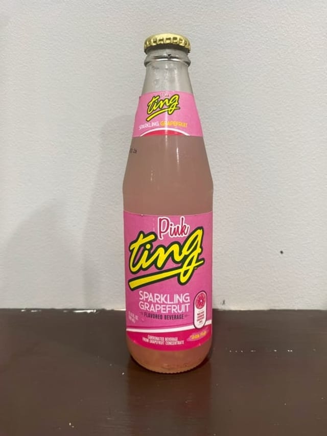 Ting Sparkling Grapefruit Pink.