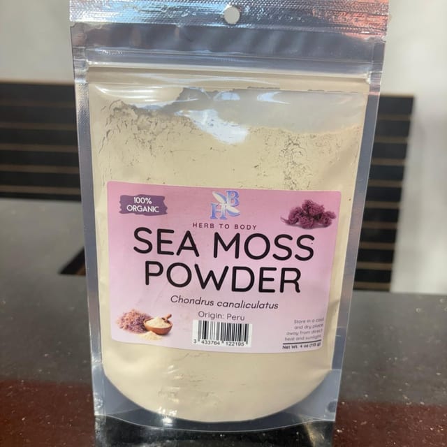 Seamoss Powder.