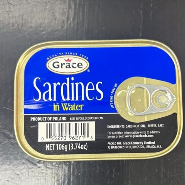 Grace sardine in Water.
